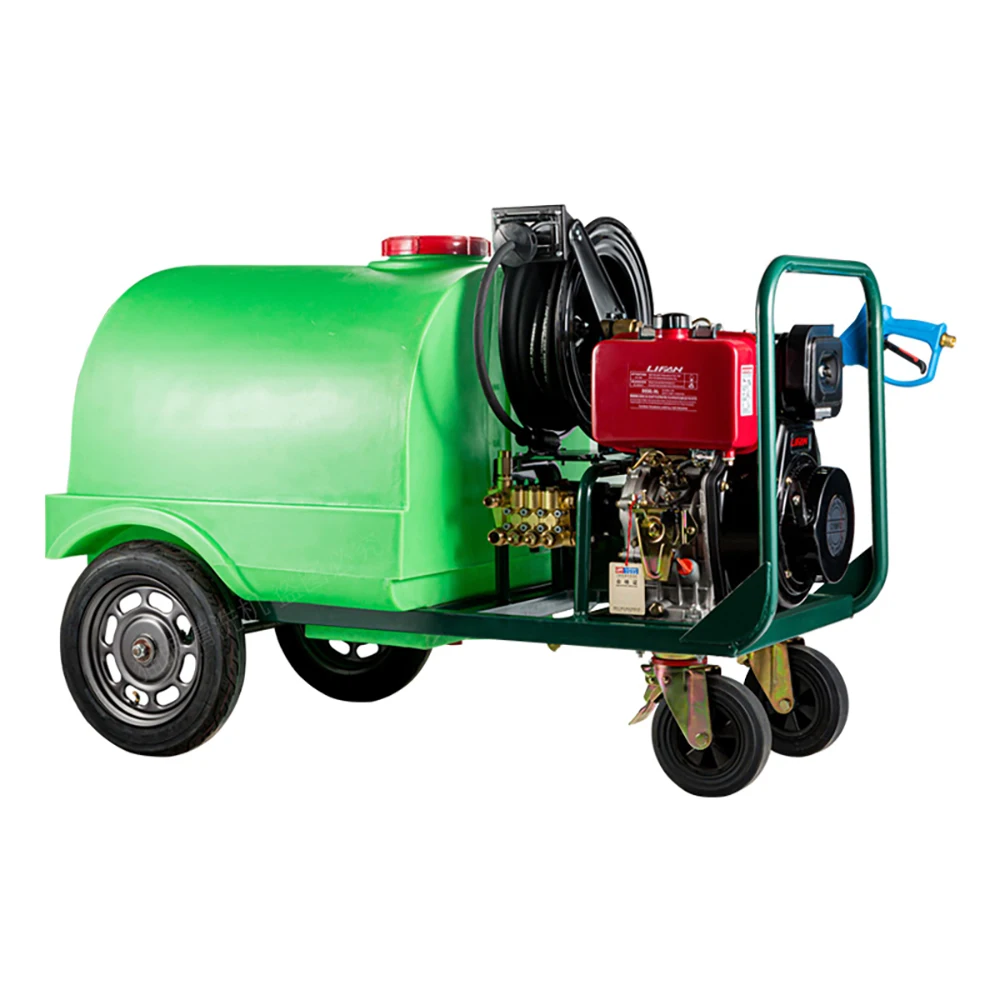 High-pressure gasoline cleaning machine, Diesel car washing machine,  mobile with water tank, floor washing machine, water gun