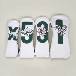 Golf Woods Headcovers 135XCovers For Driver Fairway Putter Clubs Set Heads PU Leather Unisex Simple design