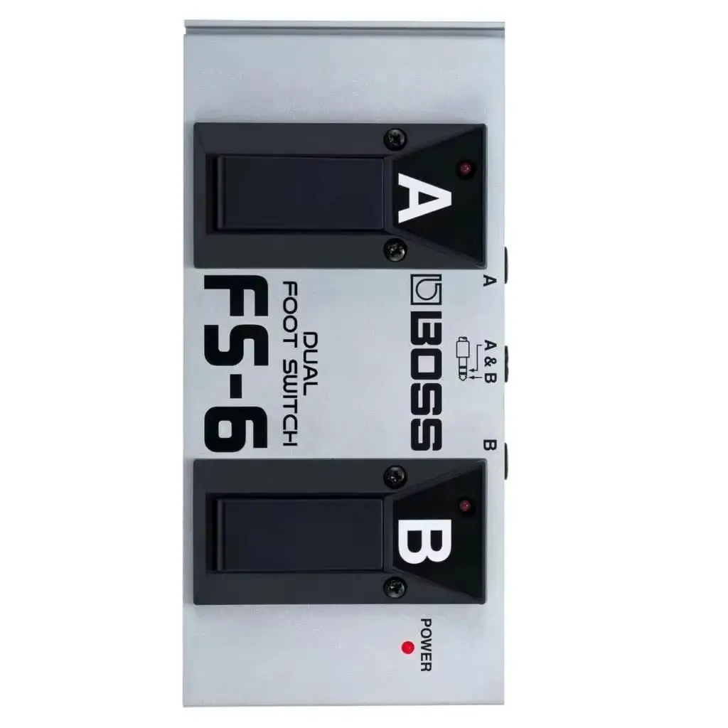 Fs-6 Dual Footswitch Guitar Effect Katana Speaker Switch Pedal For Single Stereo Cable Connection
