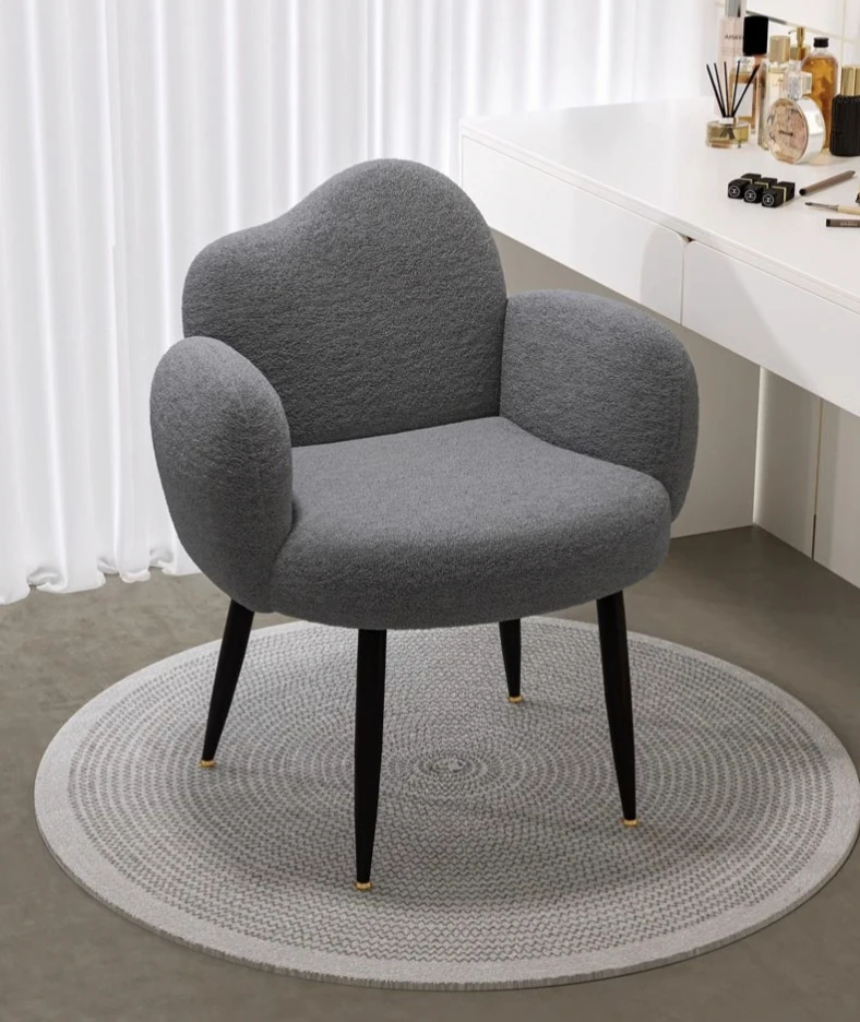 %¥ Light Luxury Style Bedroom Furniture Fashion Makeup Vanity Desk Chairs Dressing Chair