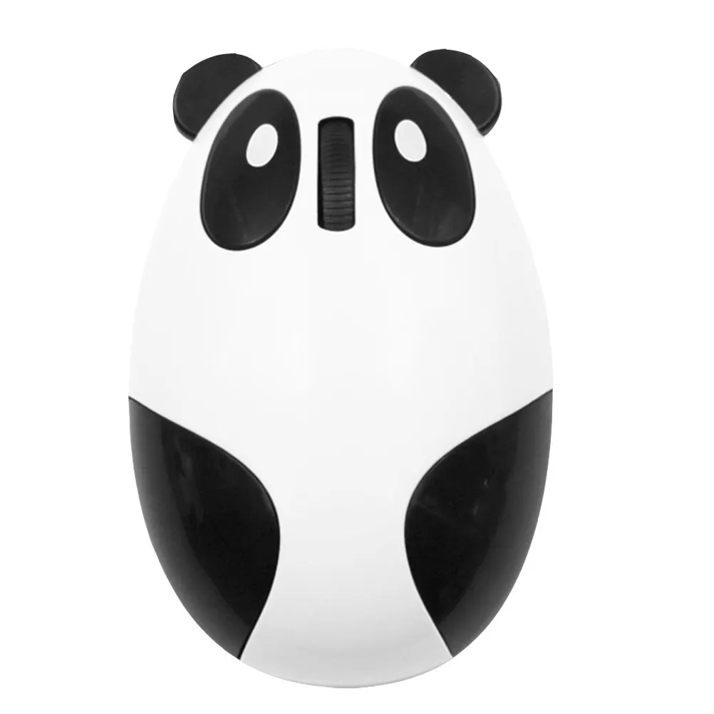

1pc Wireless Panda Mouse Ergonomic Arc Shape Silent Computer Laptop Usb Game Notebook Cartoon Lightweight Anti-Slip Sweatproof