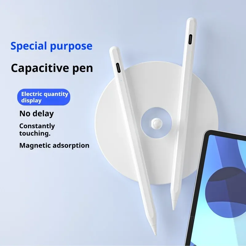 Schnellladender kapazitiver Touch-Stift, kompatibel mit iPad, Apple Pencil zum Zeichnen und Touchscreen-Geräte