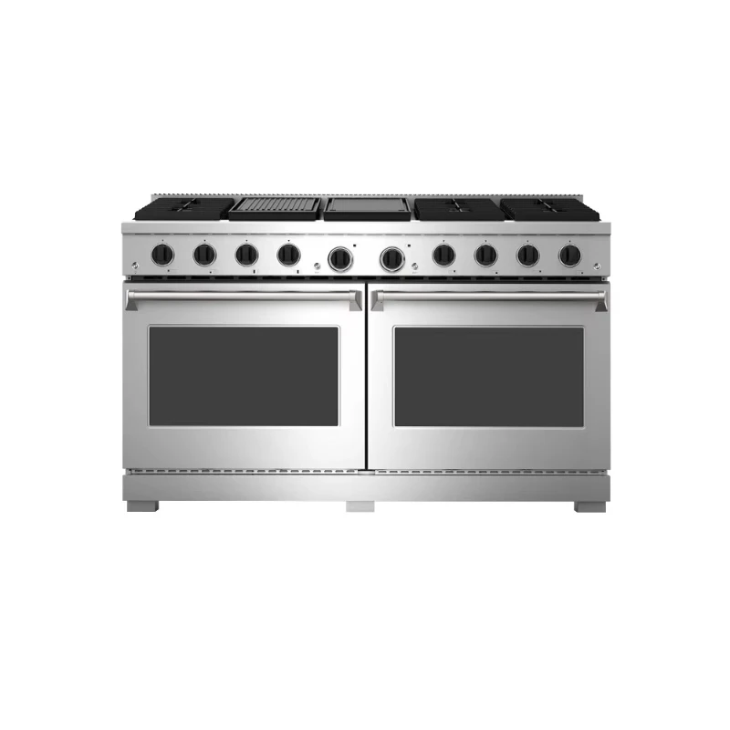 60 inch household professional stainless steel gas stove independent convection oven