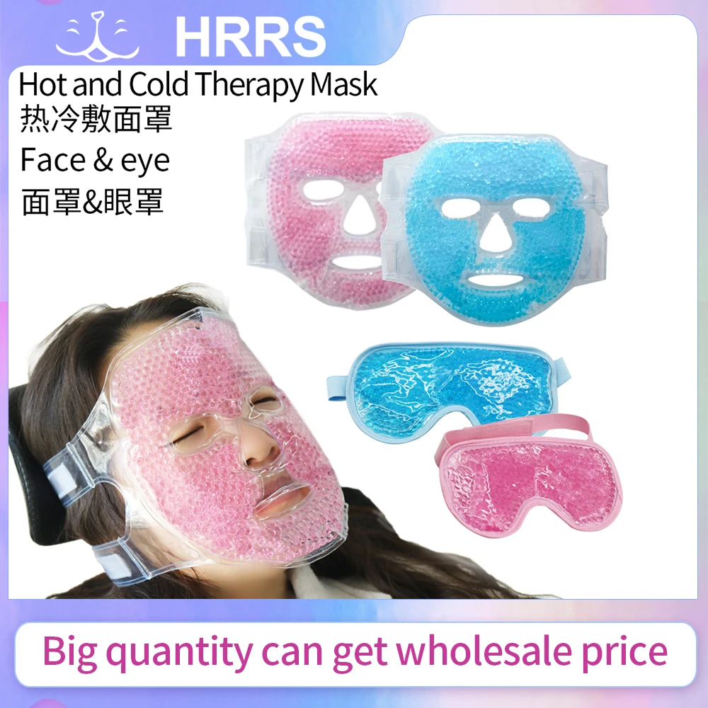 Gel Ice Pack Face Mask Cold and Hot Pack Cool Down To Remove Edema Eye & Face Gel Mask