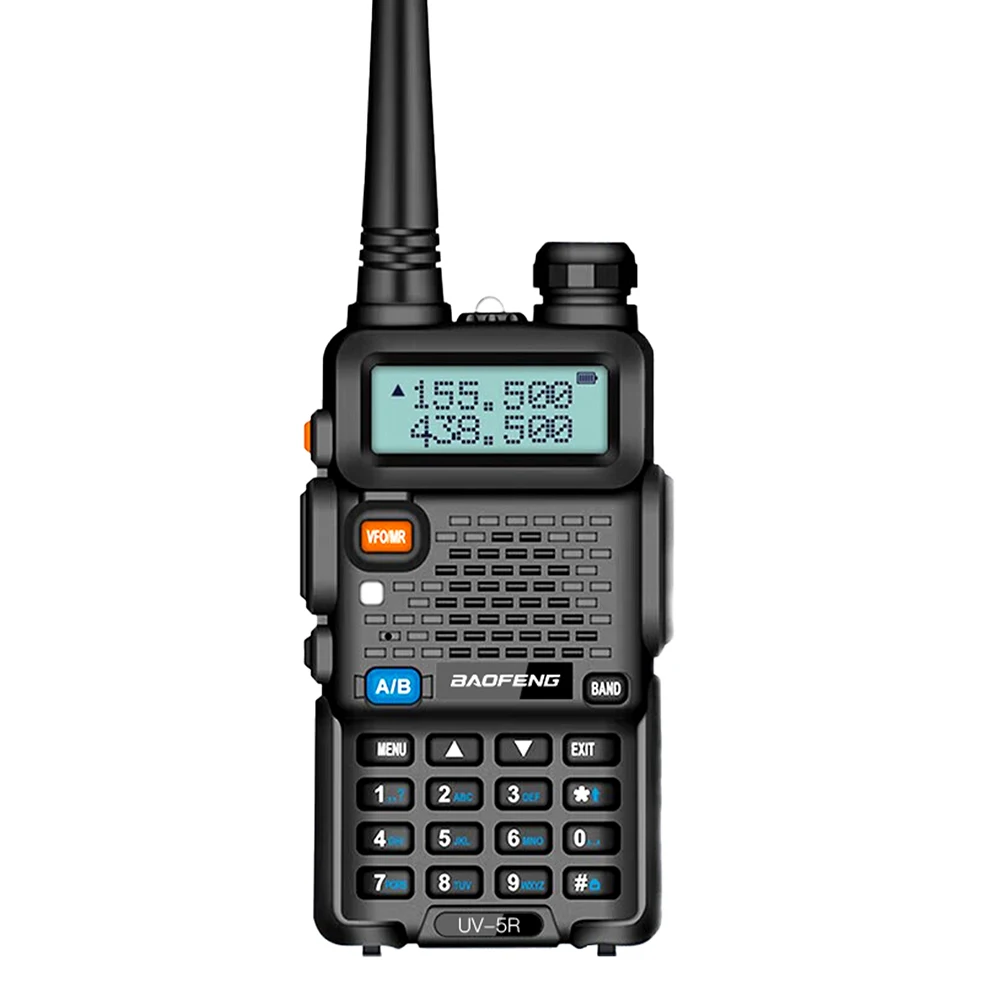 1/2 قطعة اسلكية تخاطب UV-5R طويلة المدى ثنائي النطاق UHF VHF مفيد اتجاهين راديو مع شاشة الكريستال السائل اسلكية تخاطب لشاحن نوع c