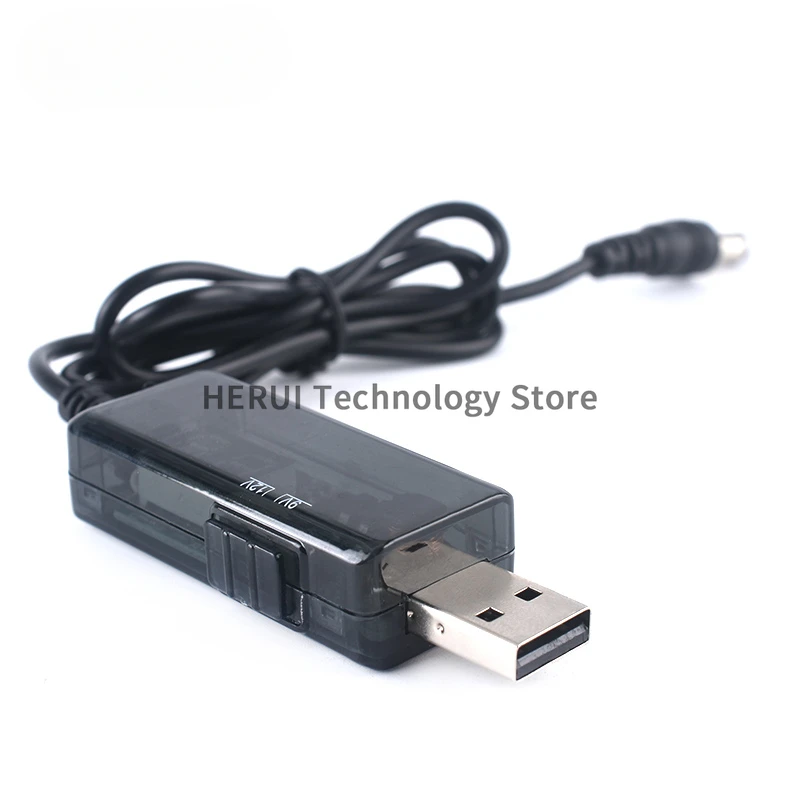 5V to 9V12 litre line Voltage conversion Power supply cable Mobile power cable connected to the router optical cat cable