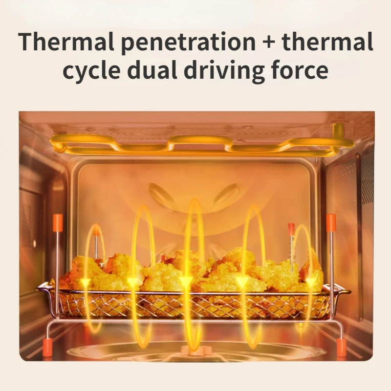 Horno microondas de acero inoxidable para el hogar, gran capacidad, 220V, 20litros