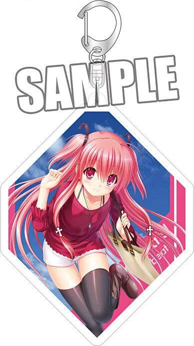 Loen Anime Peripheral Store Angel Beats!Yuri & Kanade Iwasawa AcrylicKeychain Pendant Ornamen Fans Charm Gifts About 6cm