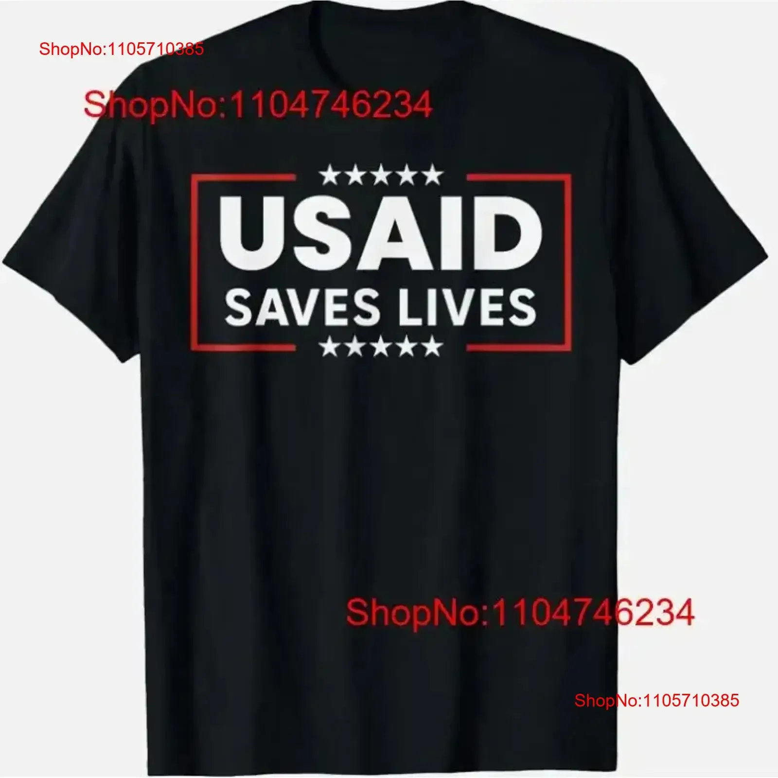 USAID Saves Lives Agency International Development T Shirt vintage Washed Soft designer clothes Stylish Top For Everyday Wear