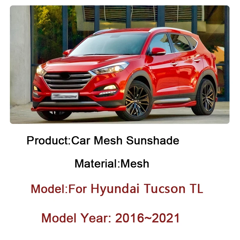 لشركة هيونداي توكسون TL LWB اكسسوارات 2016 ~ 2021 2018 2019 الجانب مظلة السيارات واقية من الشمس نافذة الستائر ضوء حجب الملحقات