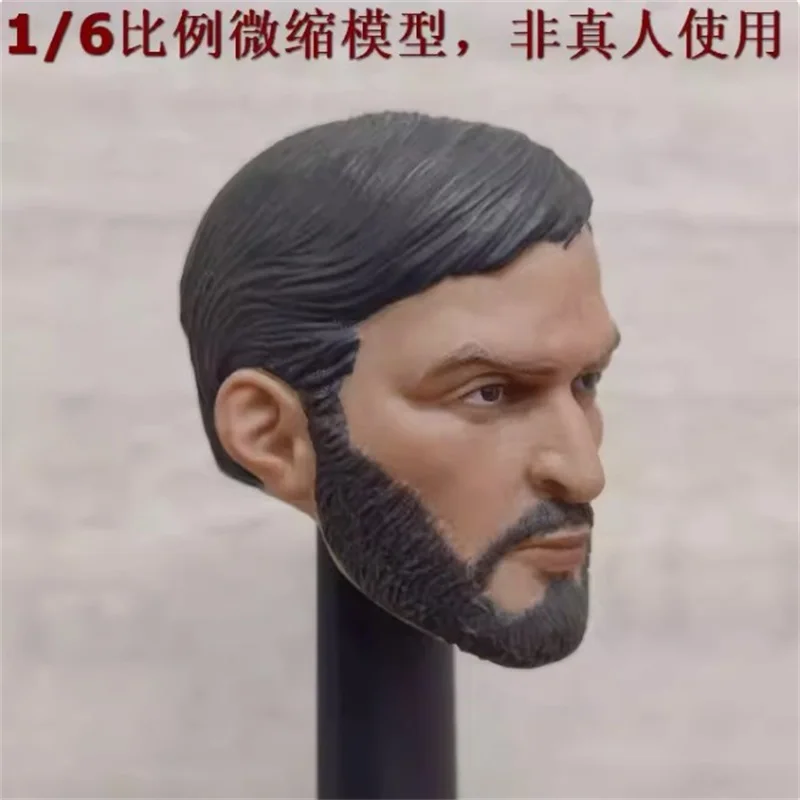 1/6 Soldier Accessories Big Beard Head Carving Model Toy Fit 12'' Action Figure Body In Stock Collection