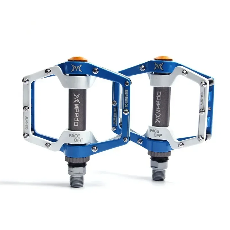 Aluminum Alloy Pedals for Mountain Bike, Bicycle Pedals Non-slip Pedals for Road Bike, Bearing Accessories, Light Weight