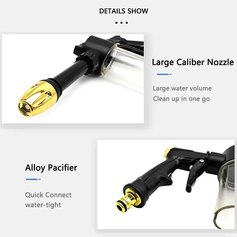 High Pressure Car Washing Water Gun Long Rod Nozzle Garden Hose Nozzle Multi-Function Watering Tool Powerful Car Cleaning Tool view 5