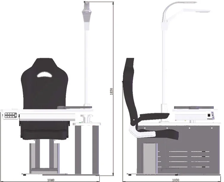 Optical Instruments Eye Exam Ophthalmic Equipment Combined Table and Chair Unit CT-350 Other Optics Instruments