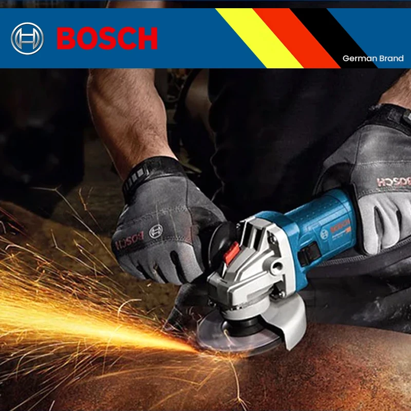

Шлифовальный станок Bosch GWS700, проводной шлифовальный станок 220 В, электродвигатель высокой мощности, электрошлифовальный инструмент для резки и полировки