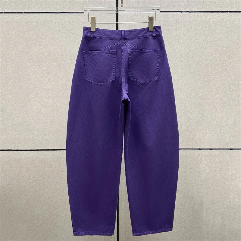 women's jeans New high waisted slim fit straight leg pants for autumn 2026 cotton women's pants curved knife jeans Denim pants
