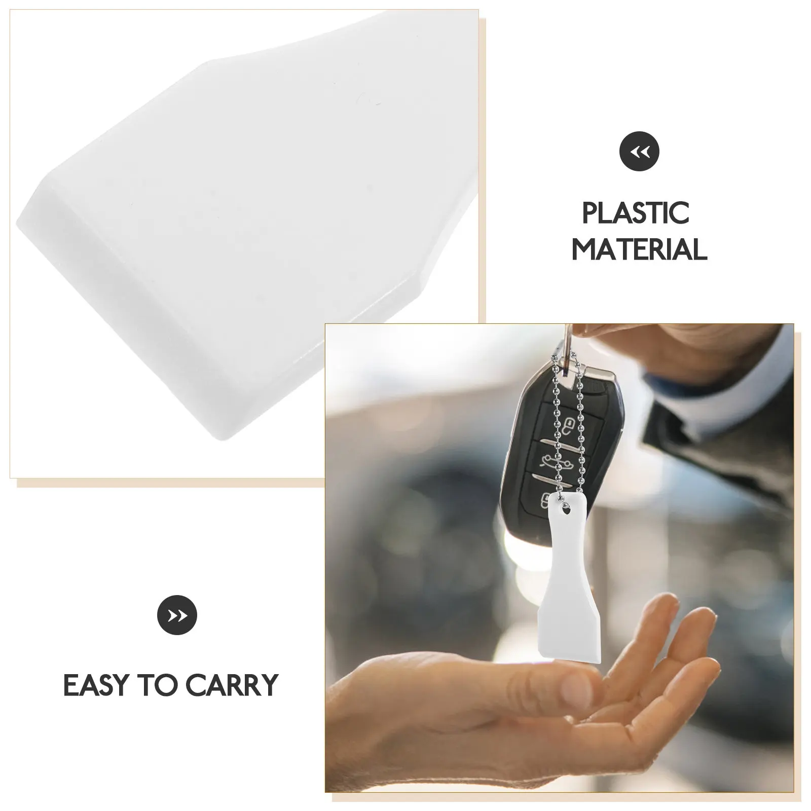 

Набор из 10 портативных пластиковых скребков для лотерейных билетов, удобный размер