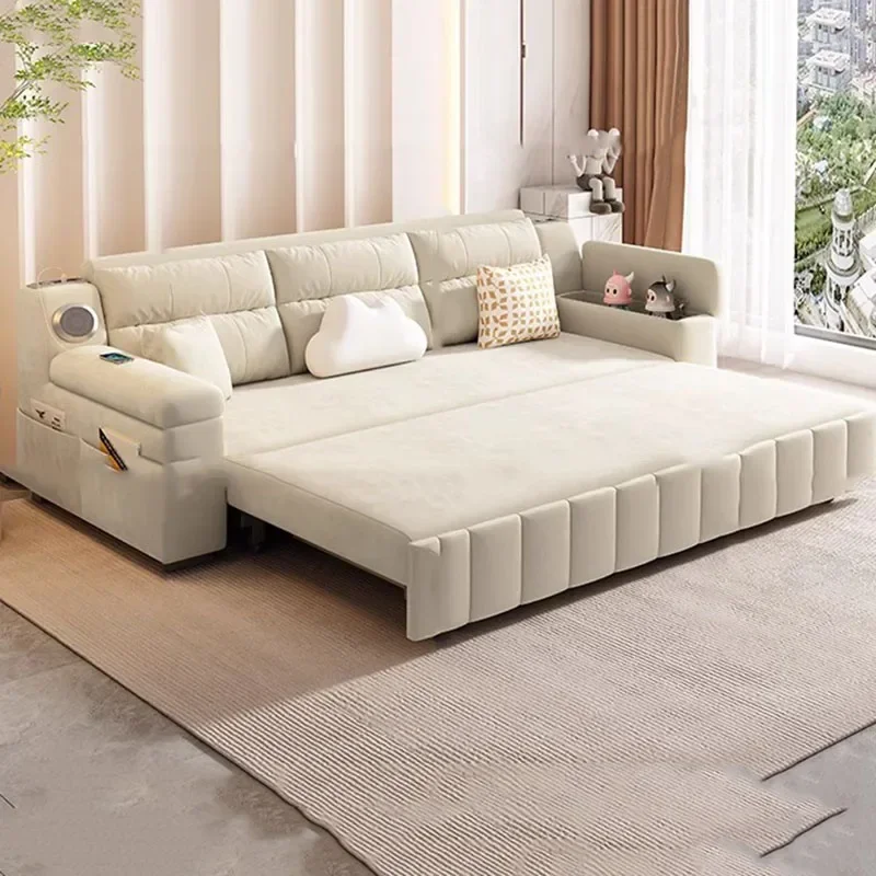 Large Baby Modern Sofas Cozy Relaxing White Recliner Armchair Sofas Floor Daybed Divani  Furniture Living Room image 6