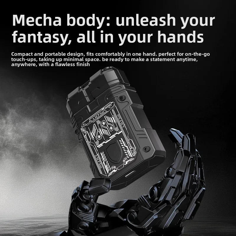 HUIBAOGE Mecha Tech Magnetic Electric Shaver New Model for Men, Portable Smart Digital Display Washable Beard Trimmer