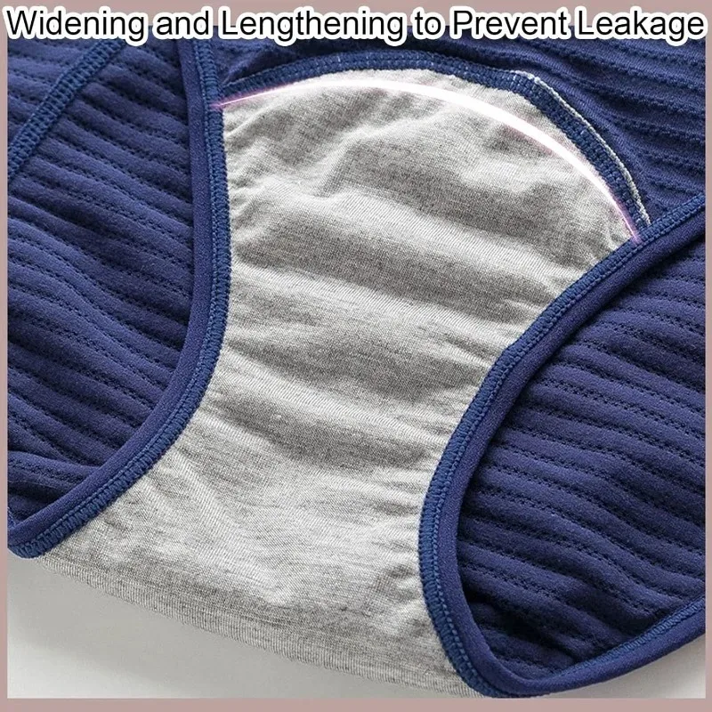 Новейшее трехсекционное нижнее белье для взрослых, женские подушечки для недержания, моющееся многоразовое нижнее белье, нижнее белье для недержания