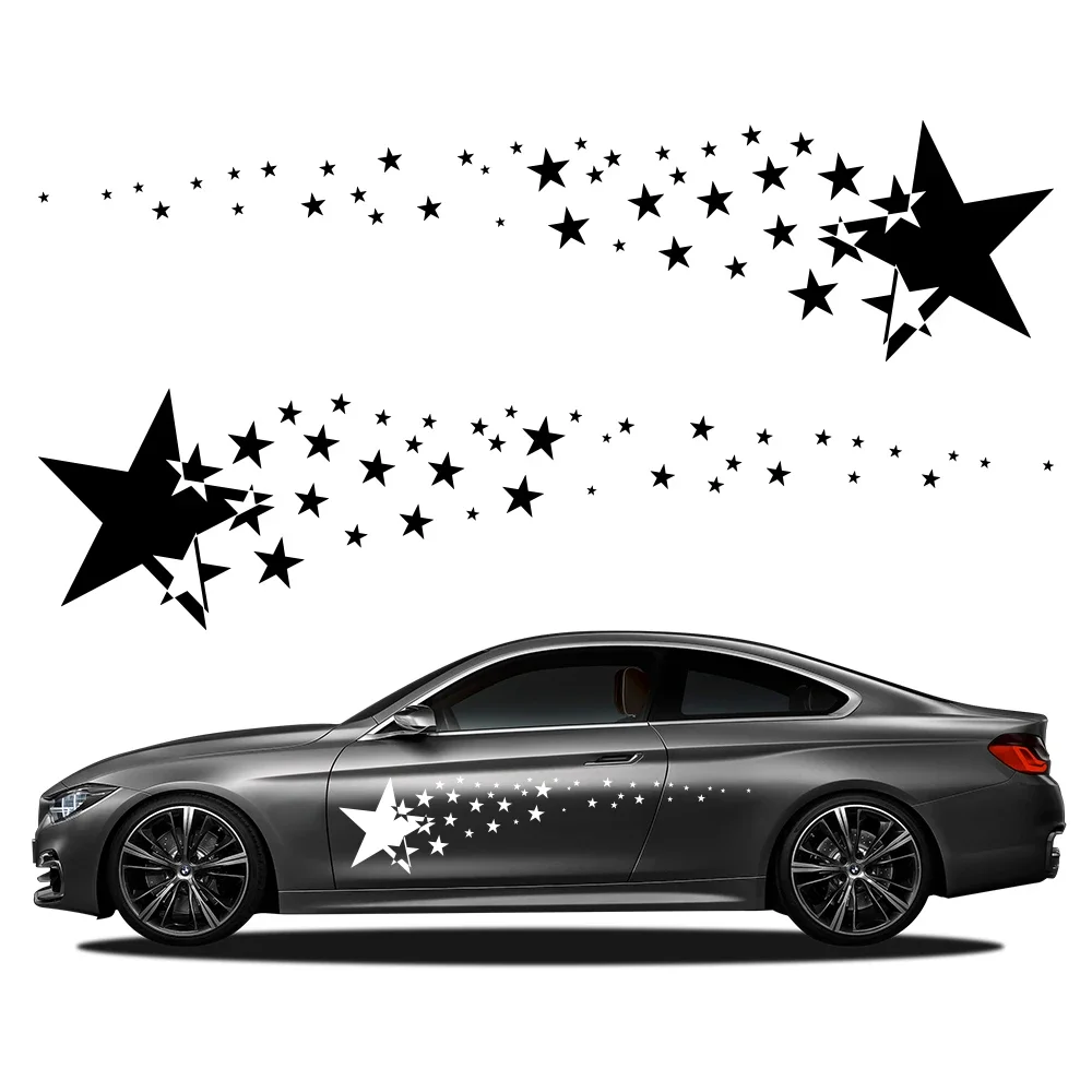 

Car Sticker Door Side Star Declas Auto Color Vinyl Film Waterproof Creative Vehicles PVC Stickers Exterior Car Accessories