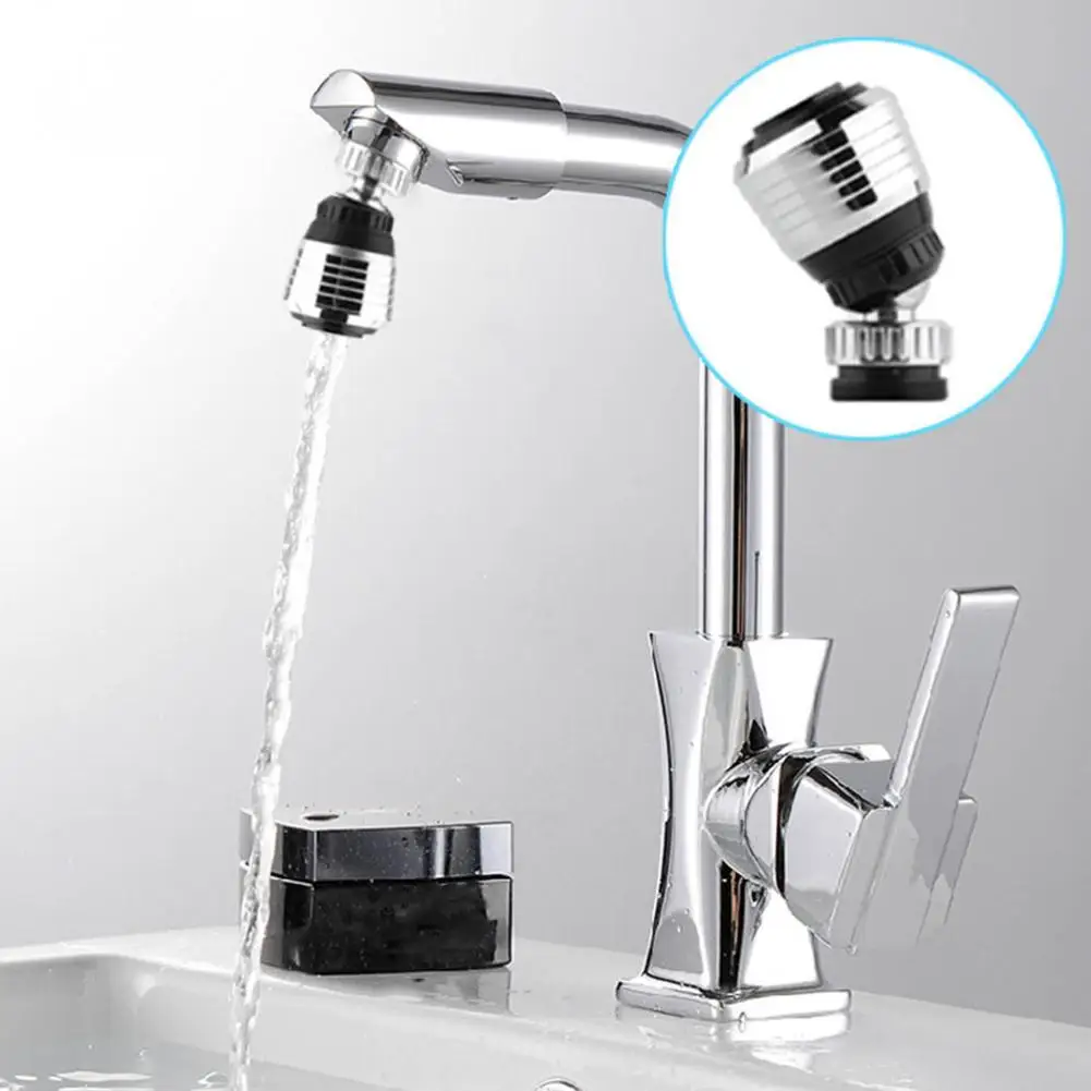 สากล 360 °   ก๊อกน้ําแบบหมุนหัวฉีดครัว Anti-Splash Water TAP FILTER