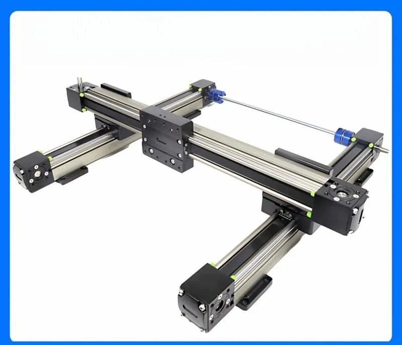 High Speed Silent Synchronous Belt Slide Long Stroke Single Multi Axis XYZ Gantry Module for Automation Production Line