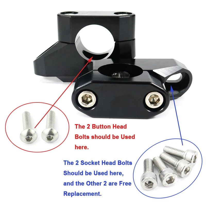 28mm 1 1/8" Offset Handlebar Risers Back Moved Up For SUZUKI GSX-S750/1000GX/ 8S RM-Z250/450 V-Strom 1000 DL1000 XT 1050 XT/ADV view 2