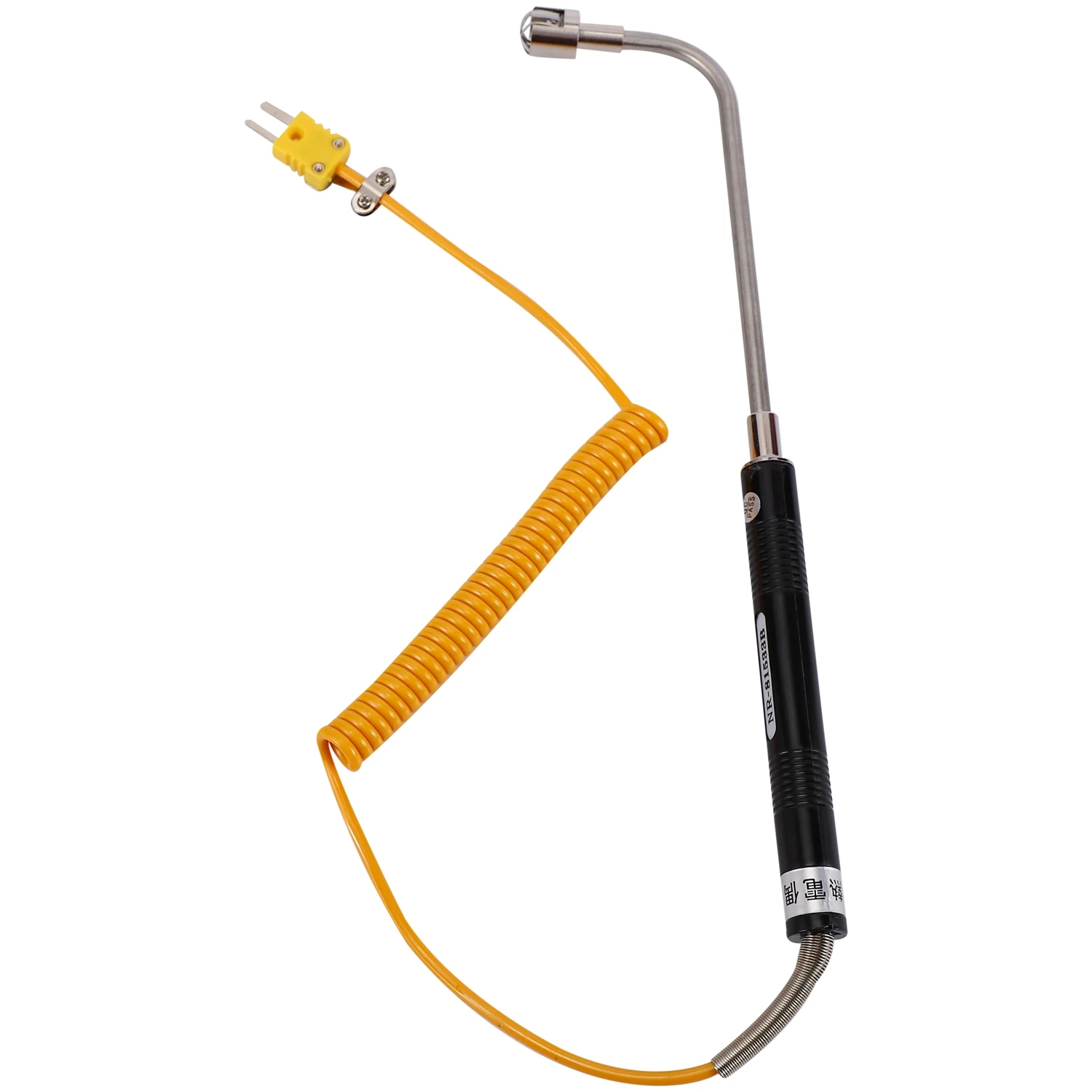 Thermocouple à haute température de sonde de température de surface à angle droit de capteur de type NR-81533B K-50 à 500 ℃