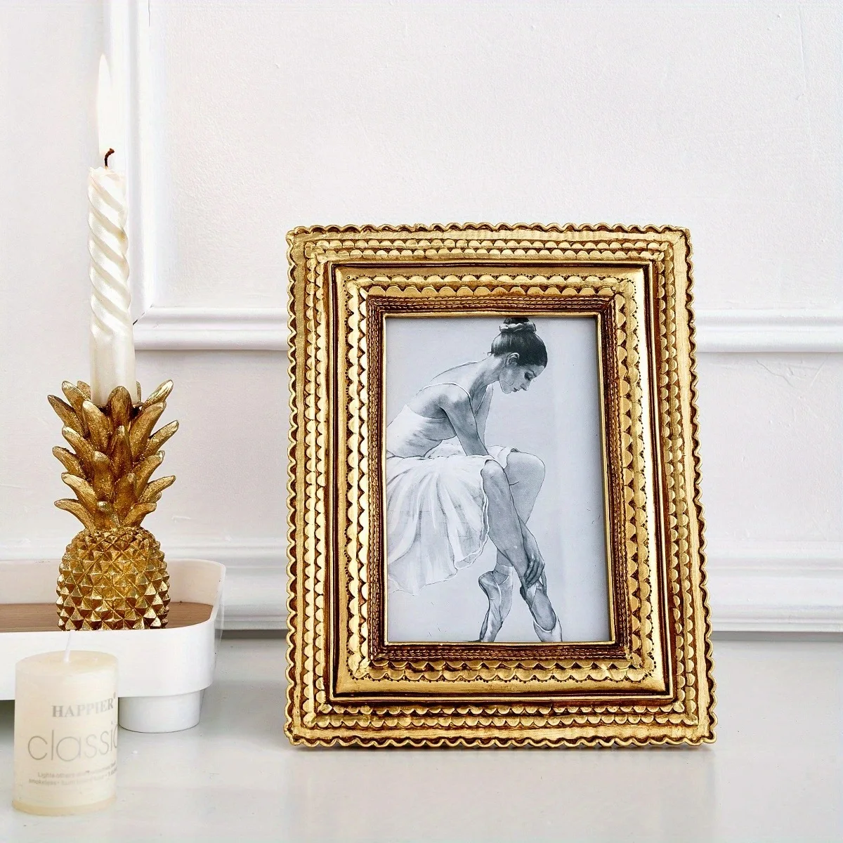 Avrupa tarzı altın dantel dese - Photography Framing incelemesi ve fiyatı