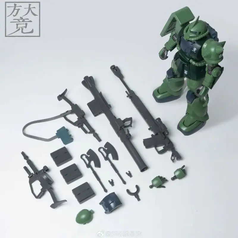 NEW 1/72 Fang Dajing ZAKU II GTO Model Kit Type C-6/R6 MS-06C-6/R6 Assembly Action Figure 26CM Robot Model Toy Christmas Gift