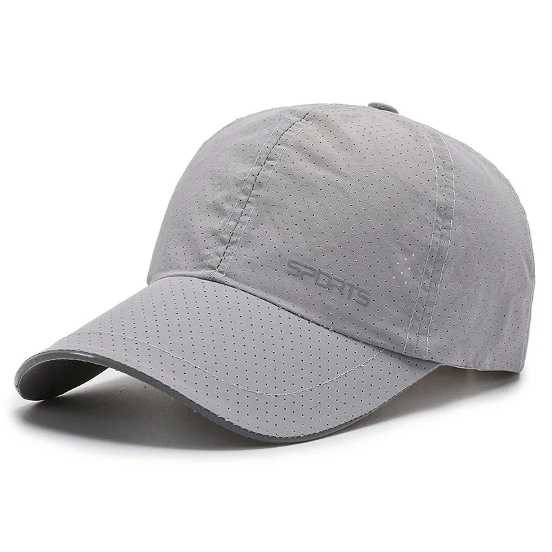 Men's Baseball Cap Summer Casual Quick-dry Net Caps for Men Outdoor Fashionable Breathable Letter Baseball Caps Designer Cap Men