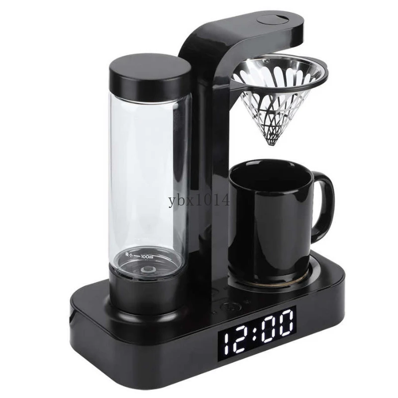 

#Coffee machine automatic coffee machine Drip coffee with clock display Black AU plug 220V