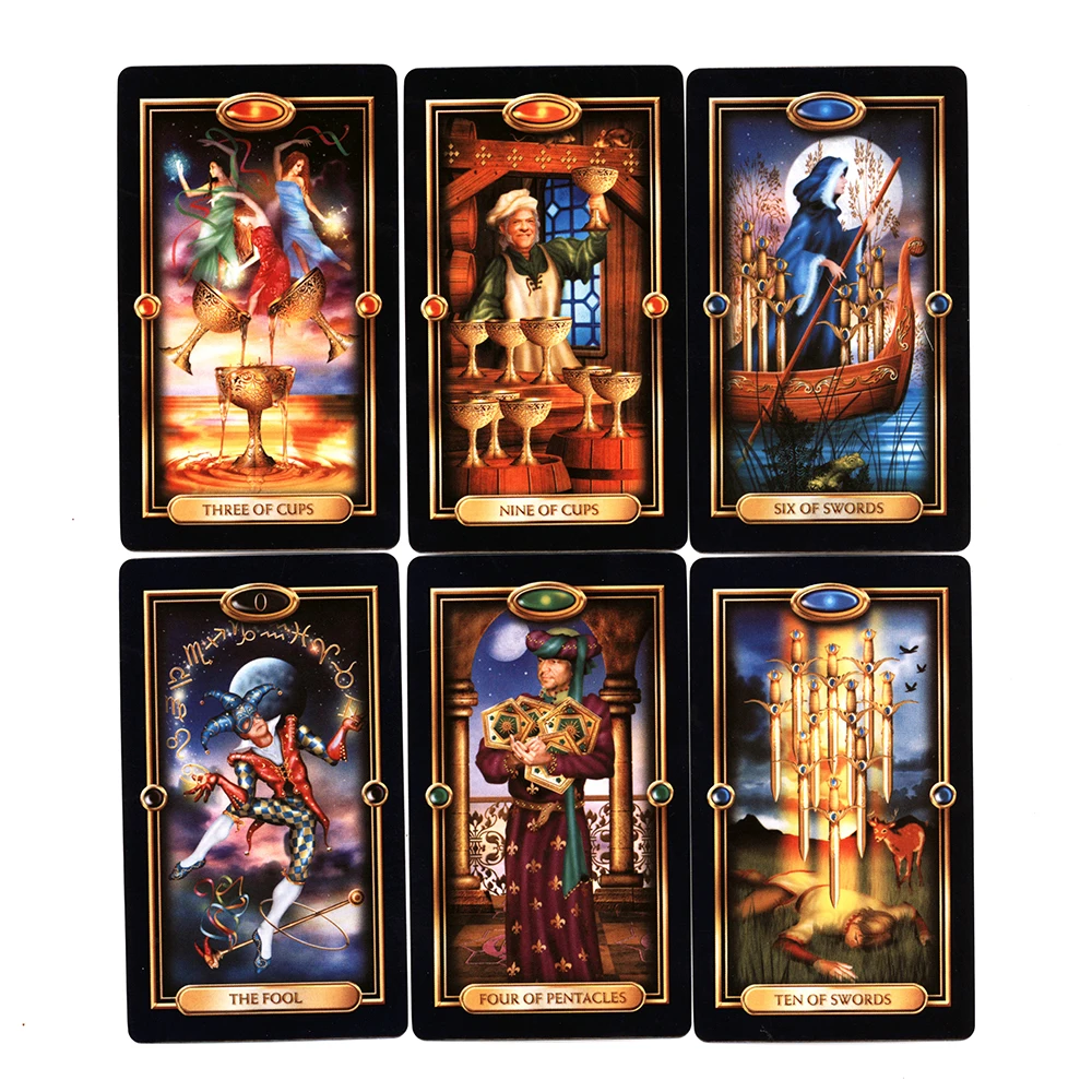 Thickened Tarot Cards for Beginners.Divination Russian Rider Tarot.Spanish Archangel Oracle Cards.English Tarot