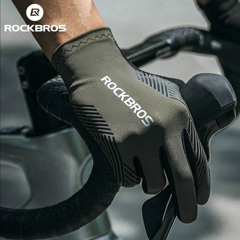 

ROCKBROS Women's Men's Cycling Gloves Summer Spring Autumn Full Finger Bicycle Gloves Breathable Sports Mtb Road Bike Gloves