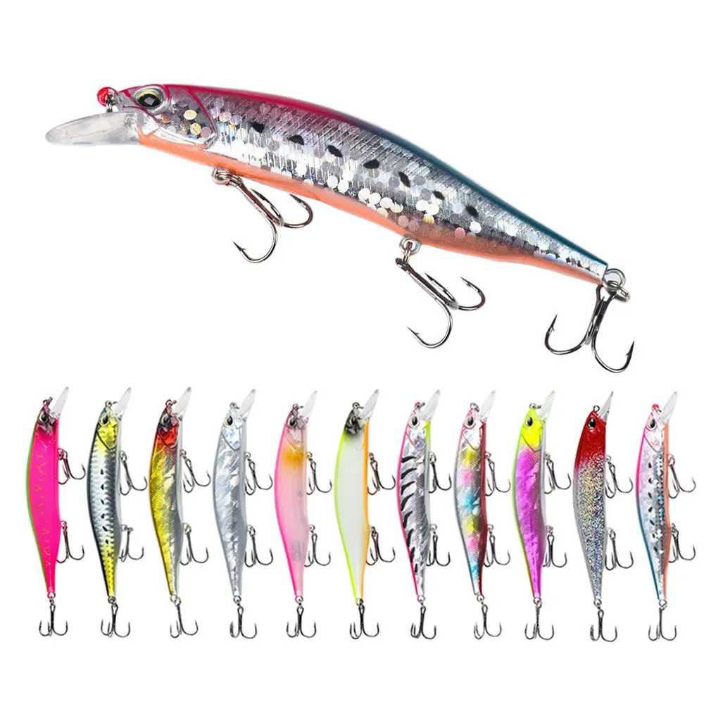 

Suspending Minnow Lure 15g Floating Long Cast Dead Flight Saltwater Freshwater Bass Trout Realistic Swim Fishing Tackle Bait