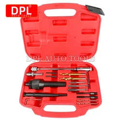 Broca Chave De Faísca Plug Gap Extractor Tool Kit, Danificado Brilho Plug Remoção, Removedor, Reparação De Rosca, 8mm, 10mm