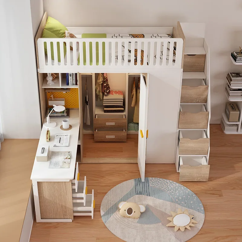 Go to bed, under table, under cabinet, cloakroom, integrated multi-functional combination, high and low bed,