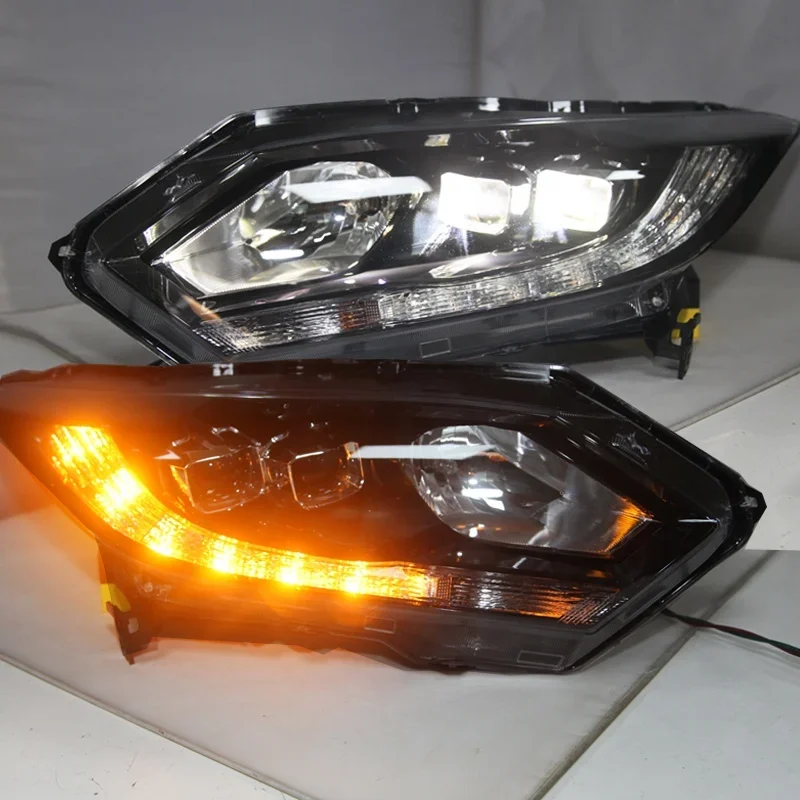 

Светодиодная фара AirowHead HRV HR-V для Vezel, оригинальный автомобильный светодиодный тип 2015-2017, черный корпус JS для HONDA