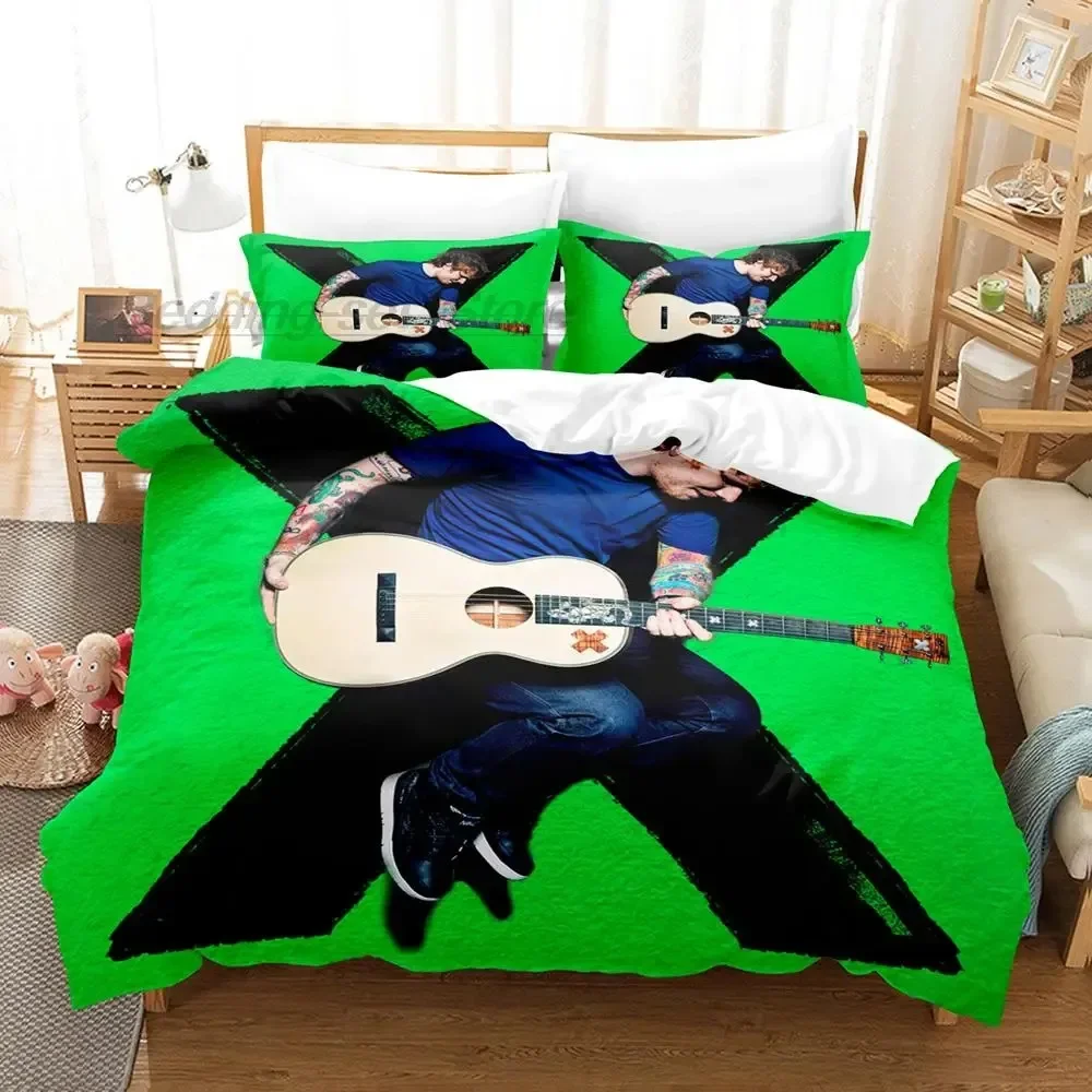 Ed Sheeran Bedding Set Single Twin Full Queen King Size Bed Set Aldult Kid Bedroom Duvetcover Sets 3D Print 2022 Fashion camas