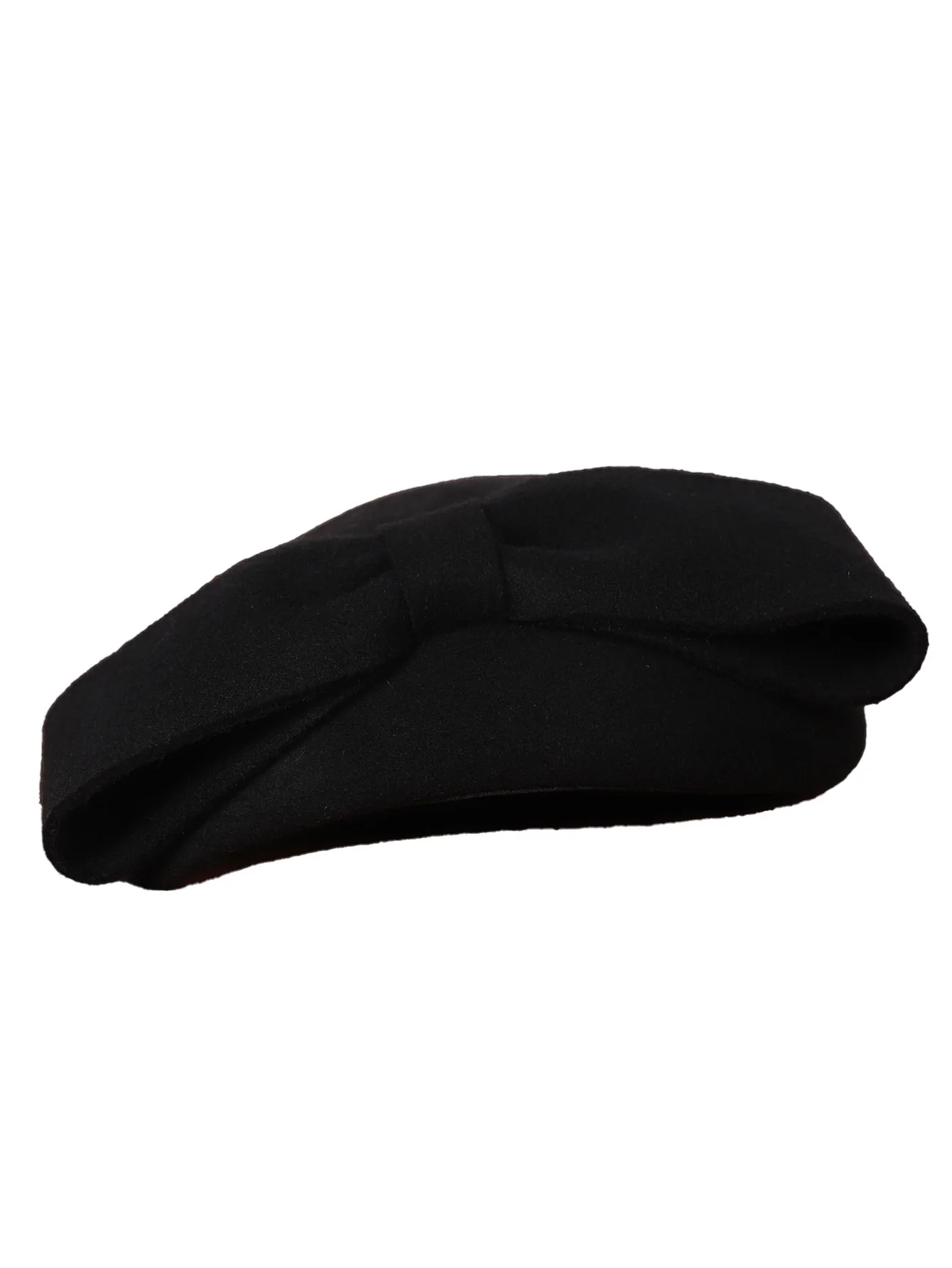 FS Wollfilz-Braut-Fascinator- und Derby-Hüte für Damen – Rote/Schwarze elegante Kirche, Kentucky Tea Party Hochzeit Pillbox Cap – Detail 10