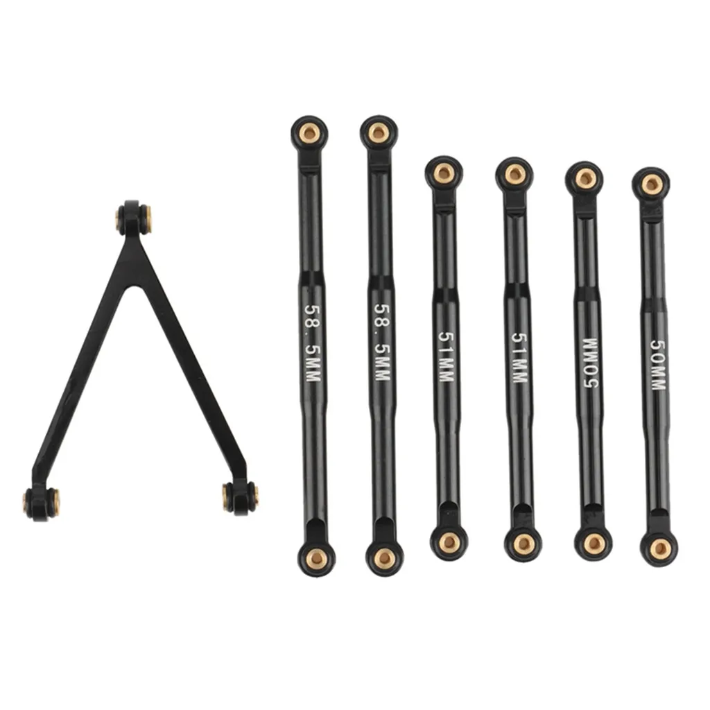 

Chassis Links Set CNC Upgrade for RC Crawler Car LWB 133.7mm Axial SCX24 AXI00001 C10 AXI00002 JLU Bronco AXI00006