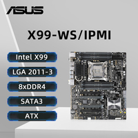 ASUS X99-WS/IPMI Motherboard Support i7-6800K 6900K E5-4669 2695 2690 2629 2683 2609 1680 CPU 8xDDR4 2400MHz 128GB M.2 ATX