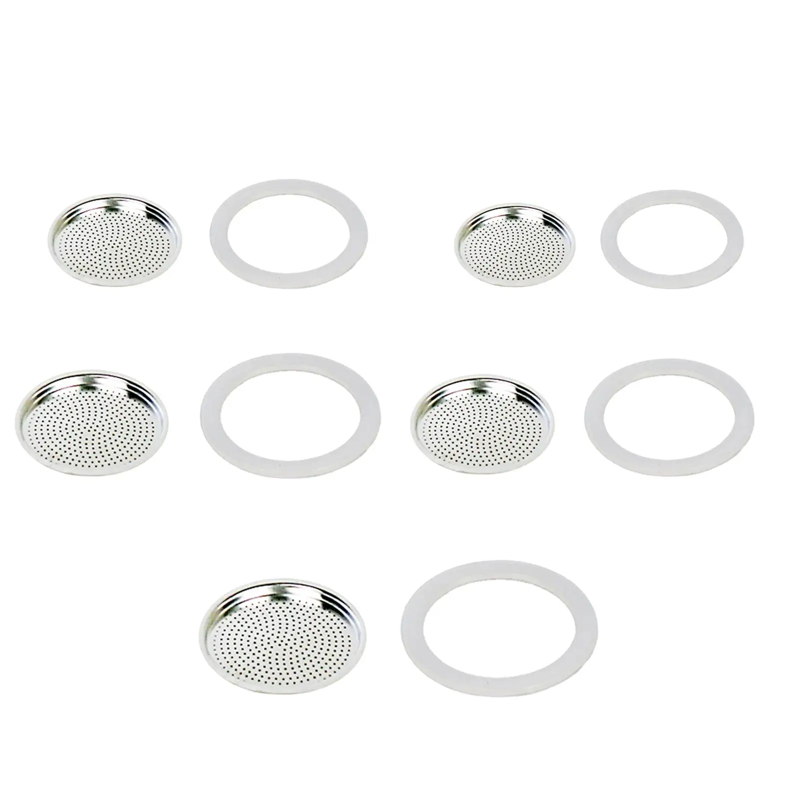 Espresso Filter and Silicone Seals Flexible Washer Gasket Coffee Accessory for