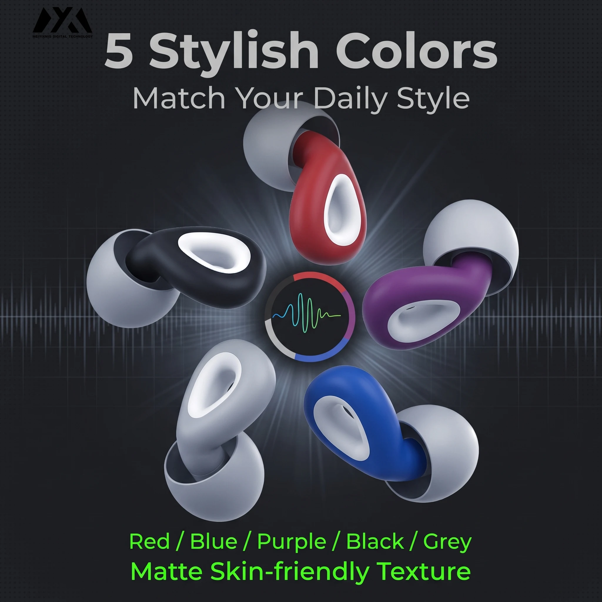 Stylish Certified Hearing Protection, 45dB SNR Hi‑Fi Noise Reduction. For concerts, festivals, live shows, musicians, sports,