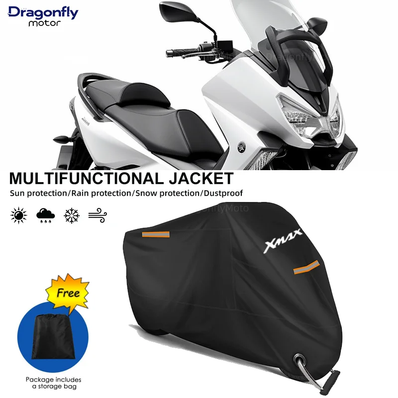 For YAMAHA XMAX X-MAX 125 250 300 400 Motorcycle Cover Outdoor Waterproof Uv Protector Dustproof Rain Covers