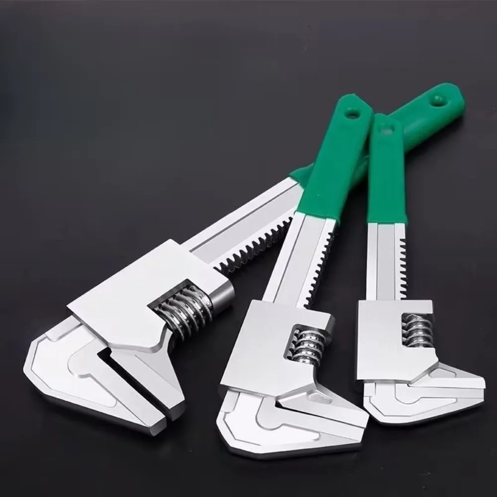 

Multifunctional F-Type Adjustable Pipe Wrench Key Large Mouth Plumbing Spanner