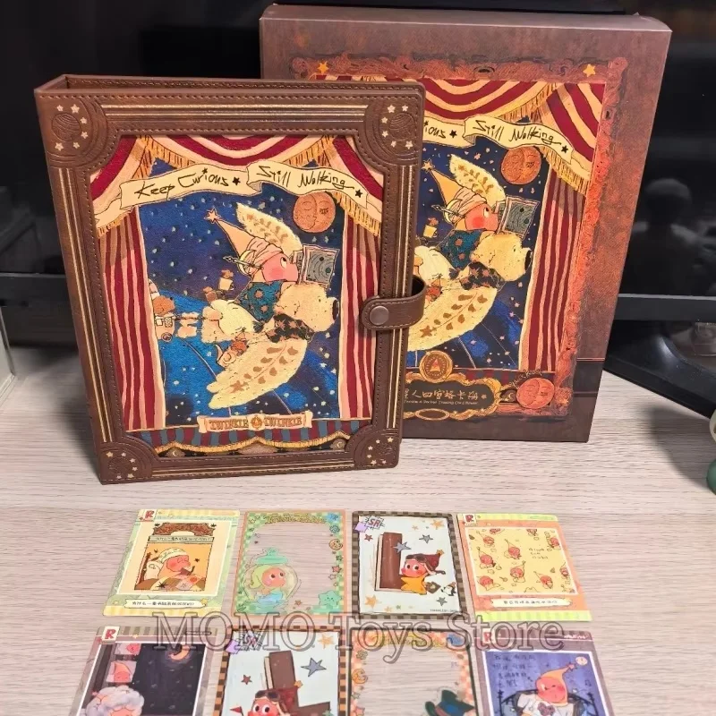 

Popmart Genuine Twinkle Twinkle Keep Curious Still Walking Art Collection Blind Box Trendy Grid Card Book Mystery Toy