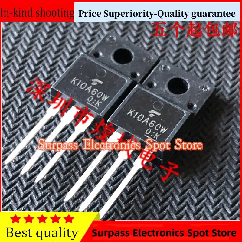 10PCS-100PCS  K10A60W TK10A60W  TO-220F 600V 9.7A 5 Price Superiority-Quality guarantee