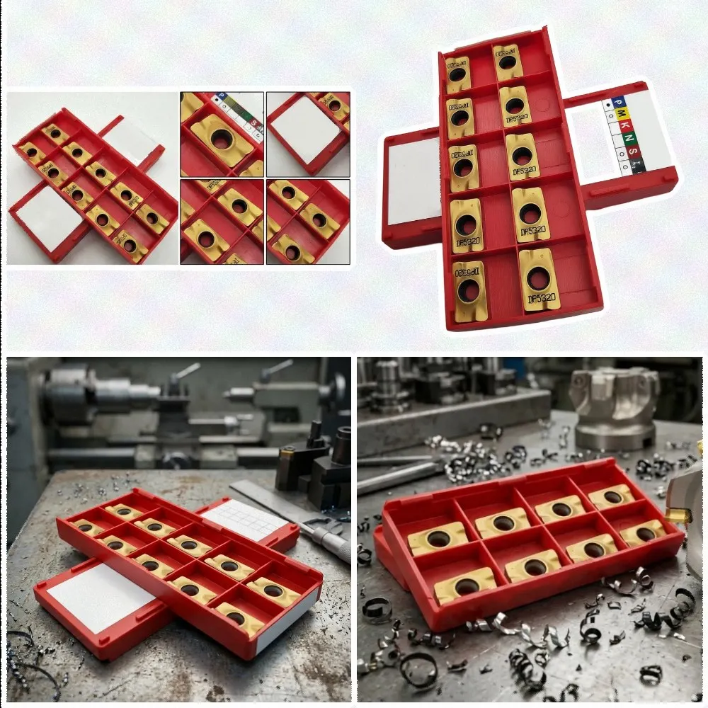 Enhance Your Steel Processing with 10pcs APMT1604PDER DP5320 Carbide Inserts for Milling Cutter, and Excellent Bonding